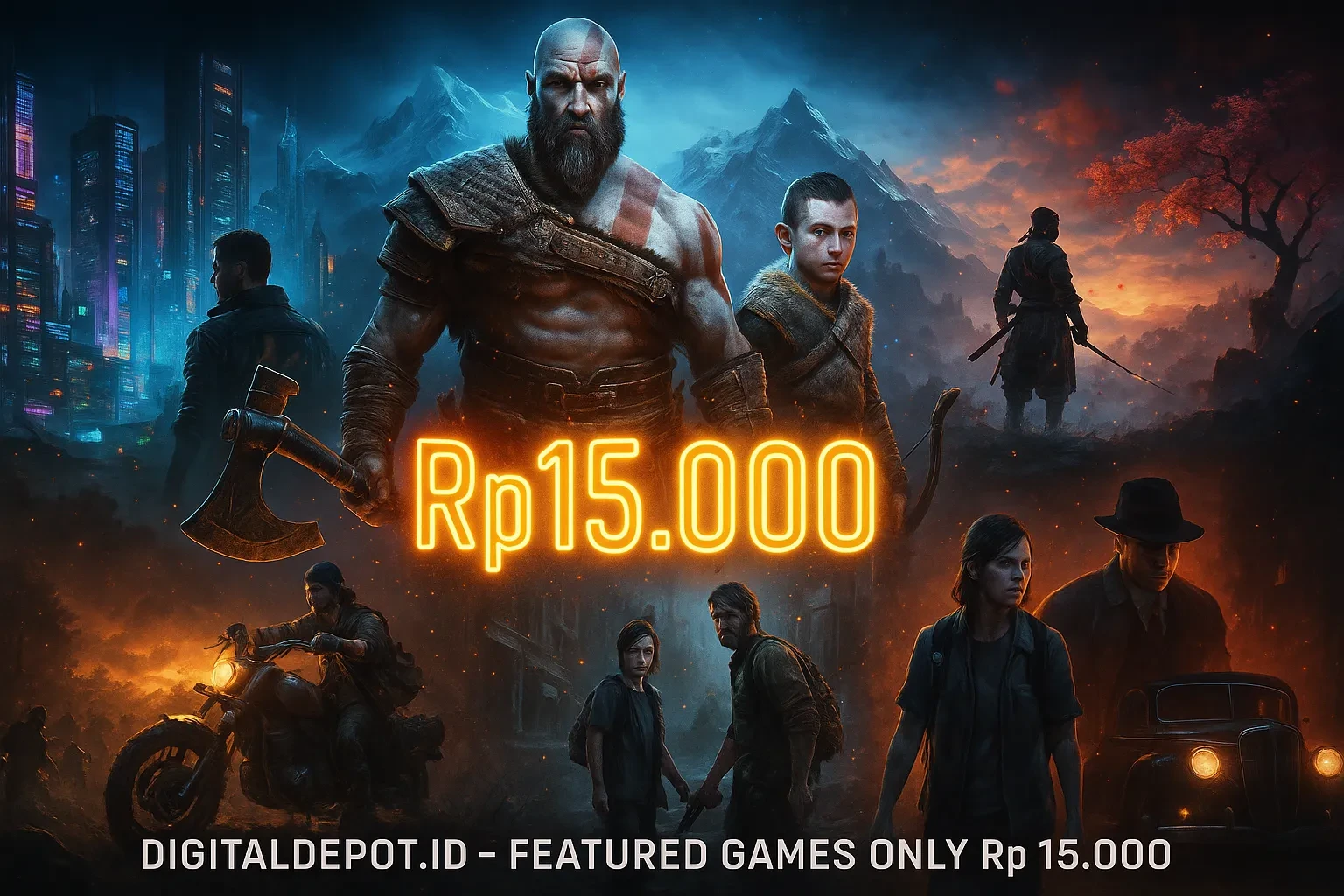 Game Murah Steam Hanya Rp 15.000 & Gratis di DigitalDepot.id